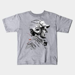Racing Driver Art Kids T-Shirt